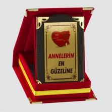 Sepetim Annelerin En Güzeline Plaketi-Kırmızı