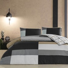 Taç Nexie Ranforce Çift Kişilik Nevresim Takımı Antrasit