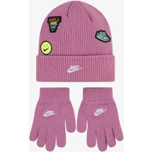 Nike Nan Nıke Patch Peak Beanıe Set Mavi Bere 9A3135-U89