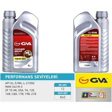 Gva 9920740 - Şanzıman Yağı 75W80 1lt Apı Gl-5