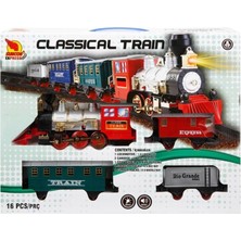 01551 Sunman, Sesli ve Işıklı Klasik Tren Seti 16 Parça