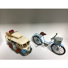 Ikili Set Dekoratif Metal Karavan, Dekoratif Metal Bisiklet