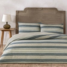 Taç Yeni Sezon Ranforce Çift Kişilik Nevresim Takımı Nores Mavi