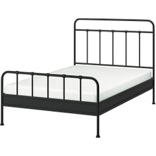 Çift Kişilik Karyola, Antrasit, 140X200 cm