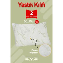 2 Adet Bamboo Antibakteriyel Fermuarlı Yıkanabilir Otel Lüks Yastık Kılıfı 50X70CM