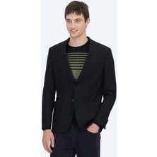 Kip Siyah Desenli Ceket