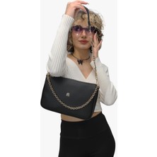 Bayan Çarpraz Askılı Çanta 67-7137  Siyah