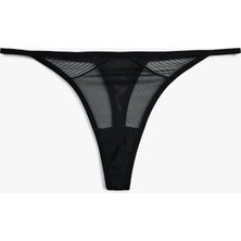 Rahat Kalıp Tüllü String Külot