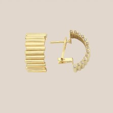 Ritim Flüt Altın Küpe