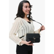 Bayan Çarpraz Askılı Çanta 67-7144  Siyah