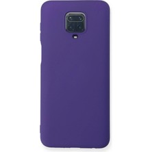 Xiaomi Redmi Note 9 Pro Kılıf Nano Içi Kadife Silikon - Mor - BRF18526-5801