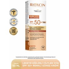 Bioxcin Sun Care Melatone Leke Eğilimli Ciltler Için Renkli Güneş Kremi SPF50+ 50 ml