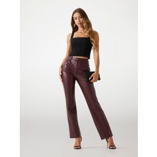 Guess Euphoria Kadın Kahverengi Regular Fit Pantolon W5BB75K8S30-G1G5