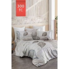Varol Royal Saten 300TC Nevresim Takımı (Çift Nevresimli) Family Size  - Folia