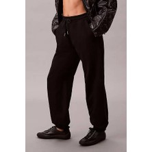 Kadın Rahat Kalıp Jogger Eşofman Altı - Siyah