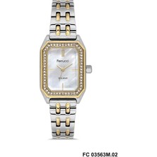 Ferrucci FC03563M.02 Gri Gold Köşeli 24 mm Kadın Kol Saati