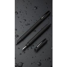 Faber-Castell Ambition All Black Tükenmez Kalem, M Uç, Çevirme Mekanizmalı, Krom Kapak, Siyah Refil