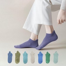 5 Çift Kadın Yün Termal Kulak Detaylı Isı Emici Kışlık Çorap – Renkli Karışık