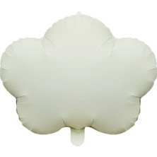 Retro Krem Renk Bulut Folyo