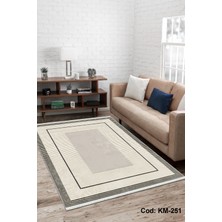 Bazaar Forum Pamuk Taban Dijital Baskı Kaymaz Tüy Dökmeyen Makinada Yıkanabilir Salon Halısı Mutfak Halısı