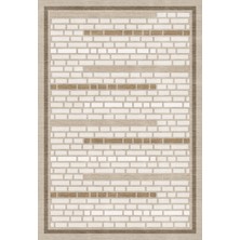 Bazaar Forum Pamuk Taban Dijital Baskı Kaymaz Tüy Dökmeyen Makinada Yıkanabilir Salon Halısı Mutfak Halısı