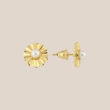 Inci Çark Altın Küpe