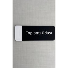 Toplantı Odası Ofis Oda Kapı Isimliği Kişiselleştirilebilir Yönlendirme Tabelası Levhası  Kendinden Yapışkanlı