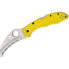 Spyderco Tasman Salt 2 Yellow Spyderedge Çakı