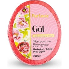 Purlavie Süngerli Gül Sabun 100 gr