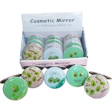 baytoptan Sulu Simli Avakado Desenli Makyaj Aynası 12 Adet