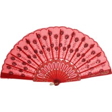 baytoptan Pullu Yelpaze Kırmızı 12 Adet