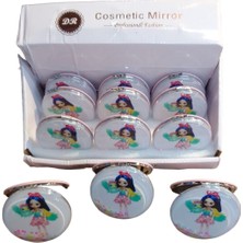 baytoptan Yuvarlak Desenli Makyaj Aynası 12 Adet