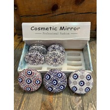 baytoptan Yuvarlak Desenli Makyaj Aynası 12 Adet