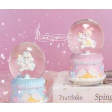 baytoptan Işıklı Müzikli Püskürtmeli Büyük Boy Kar Küresi