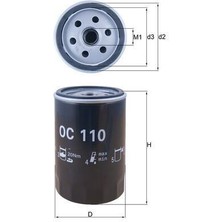 Mahle OC110 - Yag Fıltresı Mercedes M103 W201 W124 S124 W126 R129