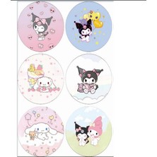 baytoptan Karakterli Cep Aynası 12 Adet