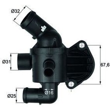 Mahle TI15.87 - Termostat Komple 87C Caddy Golf Jetta Passat Tıguan Leon Octavıa A3 2.0 Tdı Cffa Cffb Cfgb Clla