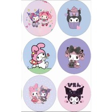 baytoptan Karakterli Cep Aynası 12 Adet