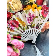 baytoptan Plastik Desenli Yelpaze