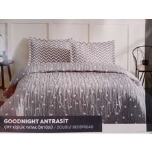 Özdilek Goodnıght Antrasit Çift Kişilik Yatak Örtüsü