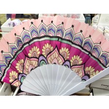 baytoptan Plastik Desenli Yelpaze