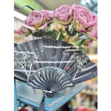 baytoptan Plastik Desenli Yelpaze