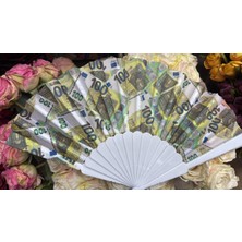 baytoptan Plastik Desenli Yelpaze