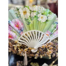 baytoptan Plastik Desenli Yelpaze