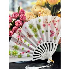 baytoptan Plastik Desenli Yelpaze