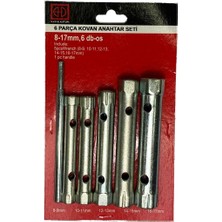 6lı Kovan Anahtar Seti 6 Parça - Boru Anahtarı