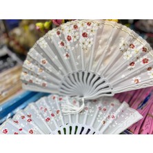 baytoptan Plastik Desenli Yelpaze