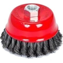 Makroyapı Emka M14 Çanak Vidalı Burma Tel Fırça 100 mm
