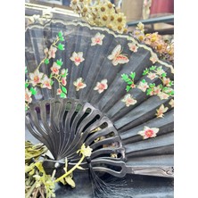 baytoptan Plastik Desenli Yelpaze