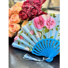 baytoptan Plastik Desenli Yelpaze